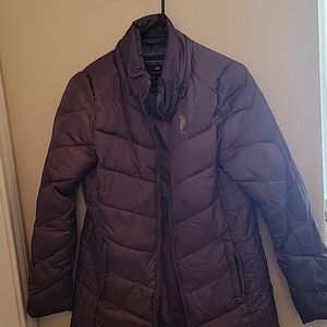 Long detachable hood Puffer jacket
